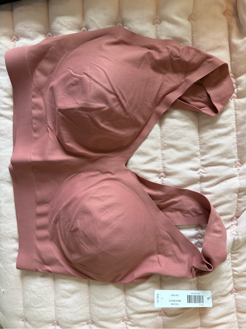 Soma Wireless Seamless Bra - Mauve Pink
